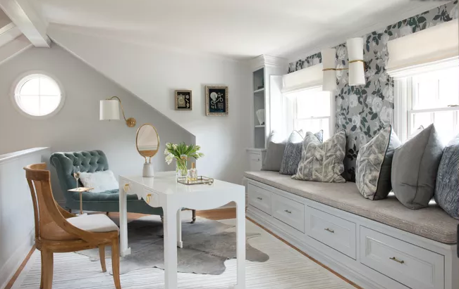 成都鲁班装饰公司别墅装修设计更衣室