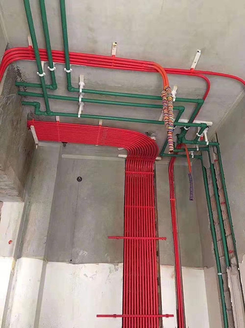 成都三利宅院独栋别墅装修施工现场照片 成都三利宅院独栋别墅装修施工现场照片