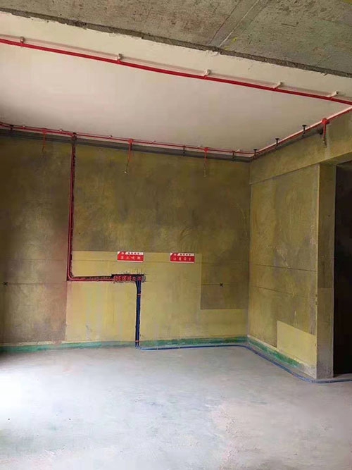 成都三利宅院独栋别墅装修施工现场照片 成都三利宅院独栋别墅装修施工现场照片